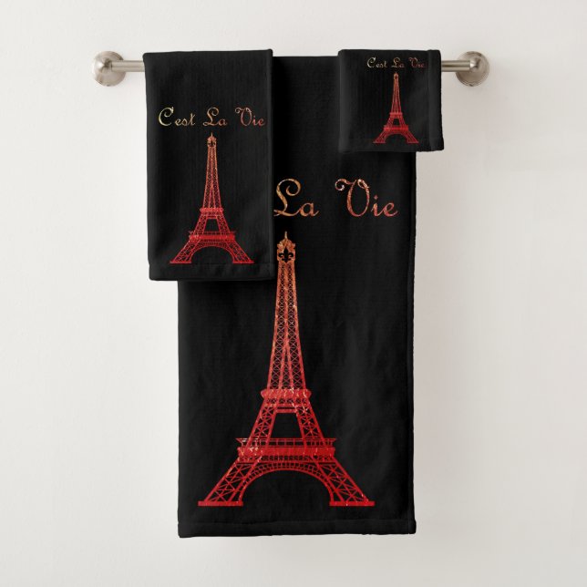 Conjunto De Toalhas Paris: La Tour Eiffel (Insitu)