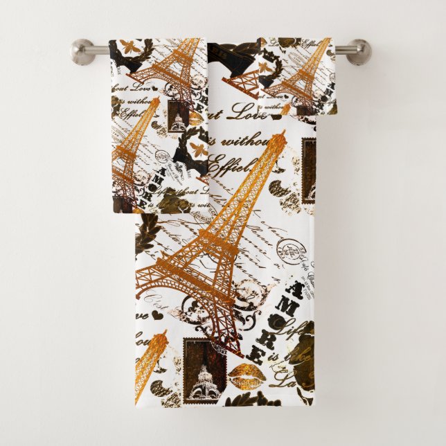 Conjunto De Toalhas Paris: La Tour Eiffel (Insitu)