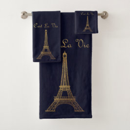 Conjunto De Toalhas Paris: La Tour Eiffel