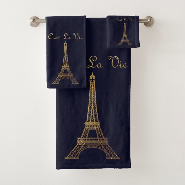 Conjunto De Toalhas Paris: La Tour Eiffel (Insitu)