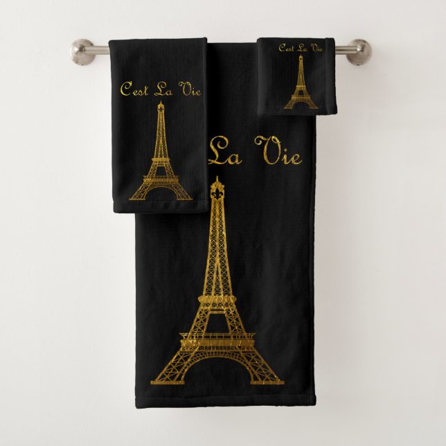 Conjunto De Toalhas Paris: La Tour Eiffel (Insitu)