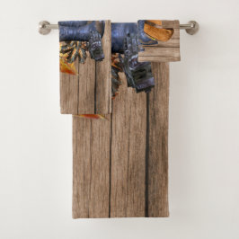 Conjunto De Toalhas Partido Jante de Ação de Graças - Orange Rustic Vi