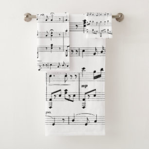 Conjunto De Toalhas Partitura