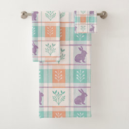 Conjunto De Toalhas Páscoa da Xadrez verificada