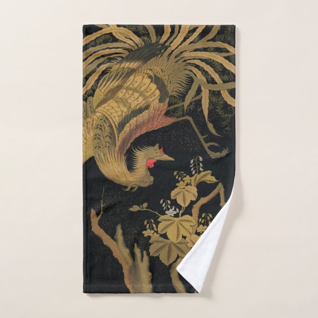 Conjunto De Toalhas Pássaro Audsley Mítico Howo: Fênix Japonesa de 188 (Toalha de mão)