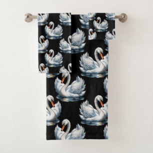Conjunto De Toalhas Pássaros do Cisne - Design