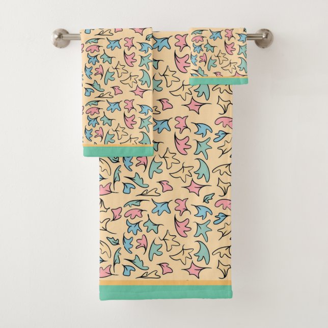 Conjunto De Toalhas Pastel deixa amarelo (Insitu)