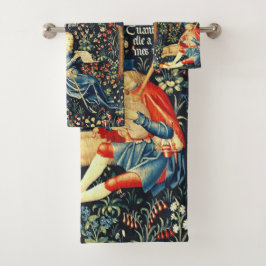 Conjunto De Toalhas Pastores e ovelhas Renascentistas Medievais