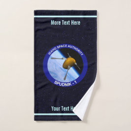 Conjunto De Toalhas Patch da Missão de Satélite Idaho Spudnik