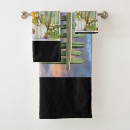 Conjunto De Toalhas Patch da Pumpkin da História Adorável das Crianças