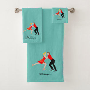 Conjunto De Toalhas Patinação de Figura