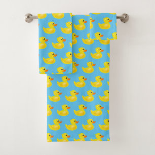 Conjunto De Toalhas Patos de borracha de Kawaii
