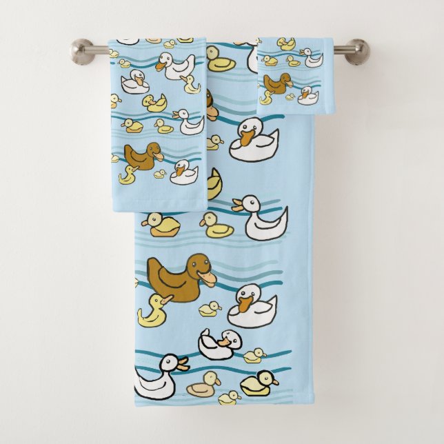 Conjunto De Toalhas Patos e patinhos (Insitu)