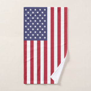 Conjunto De Toalhas Patriótico da Independência Americana dos EUA