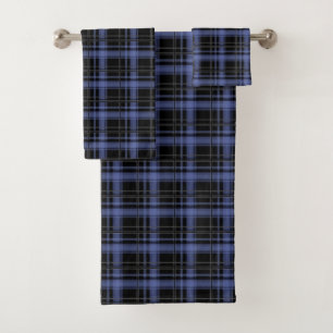 Conjunto De Toalhas Patt listrado alinhado da xadrez tartan checkered