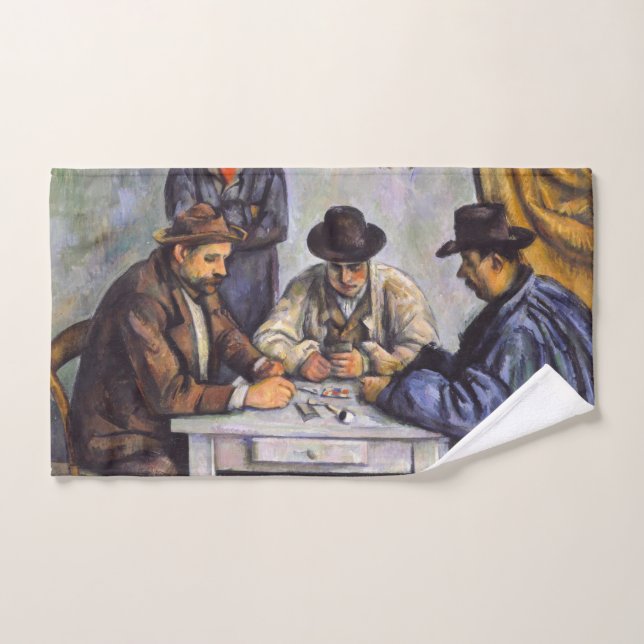 Conjunto De Toalhas Paul Cezanne - Os Jogadores De Cartão (Toalha de mão)