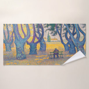 Conjunto De Toalhas Paul Signac - Place des Lices, Santo-Tropez
