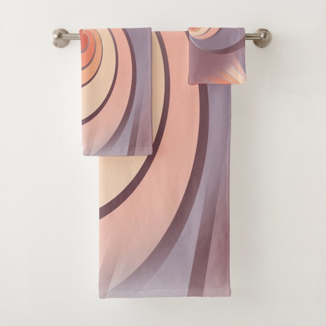 Conjunto De Toalhas Peach fuzz seashell (Insitu)