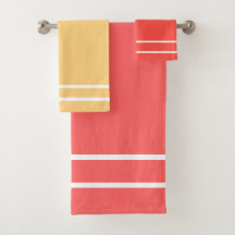 Peach Yellow Summer Fruta Padrão Geométrico