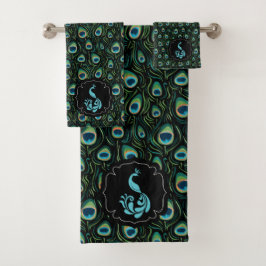 Conjunto De Toalhas Peacock