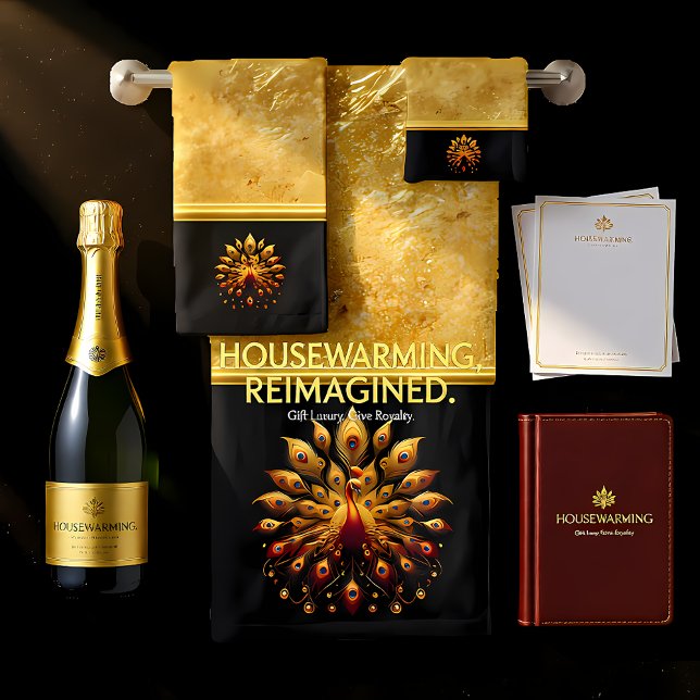 Conjunto De Toalhas Peacock Majestoso Mostrando Sua Plumagem (Criador carregado)