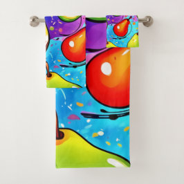 Conjunto De Toalhas Pears Pop Art