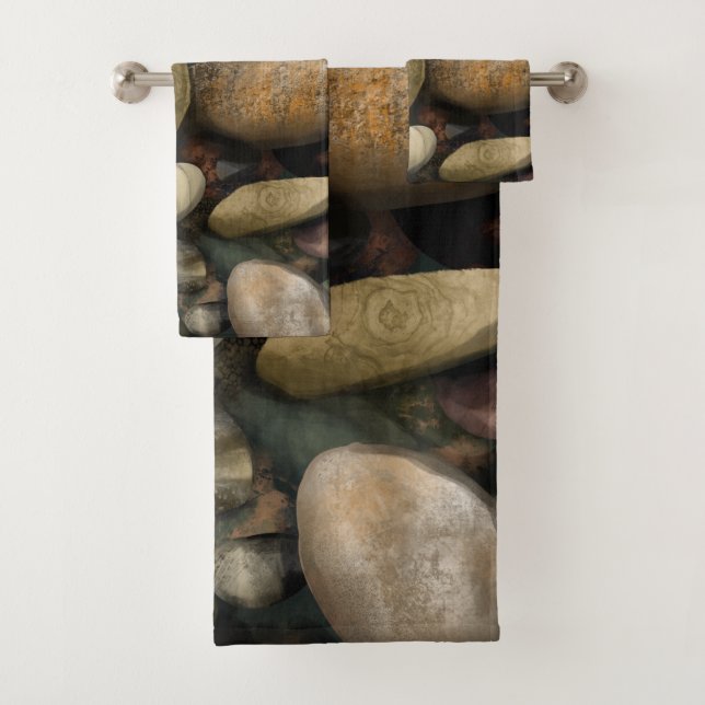 Conjunto De Toalhas Pebbles Beach Towel (Insitu)