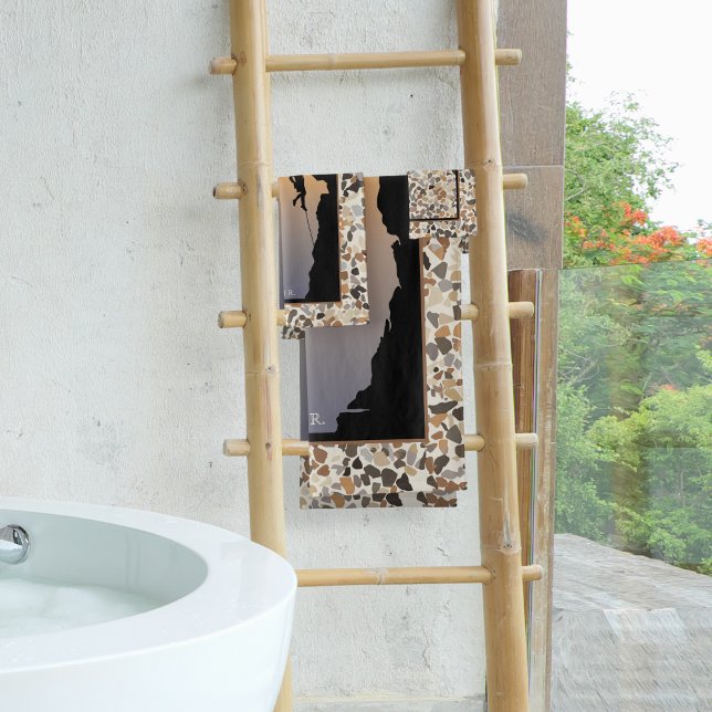 Conjunto De Toalhas Pedra de Escalada em Rocha (Criador carregado)