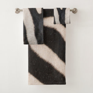 CONJUNTO DE TOALHAS PELE ZEBRA
