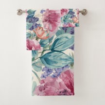 Peônia Botânica Aquarela Flora Lavanda