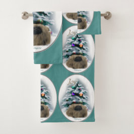 Conjunto De Toalhas Pequinês Natal