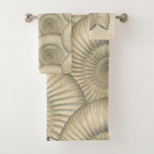 Conjunto De Toalhas Perisfinctes "Paleo-chic" Ammonitora Bath Towel Se