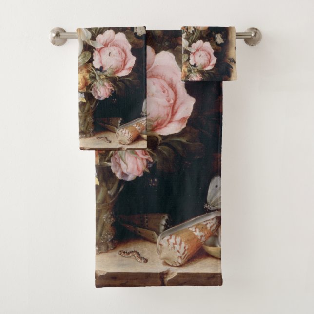 Conjunto de toalhas personalizadas Flores de Van d (Insitu)