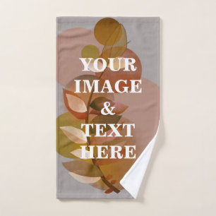 Conjunto De Toalhas Personalizado Personalizado Sua Própria Fotografia
