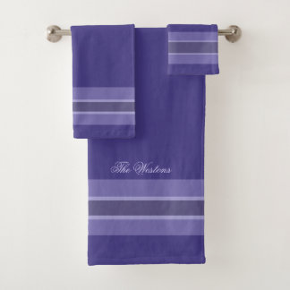 Conjunto De Toalhas Personalizar sombras do Periwinkle