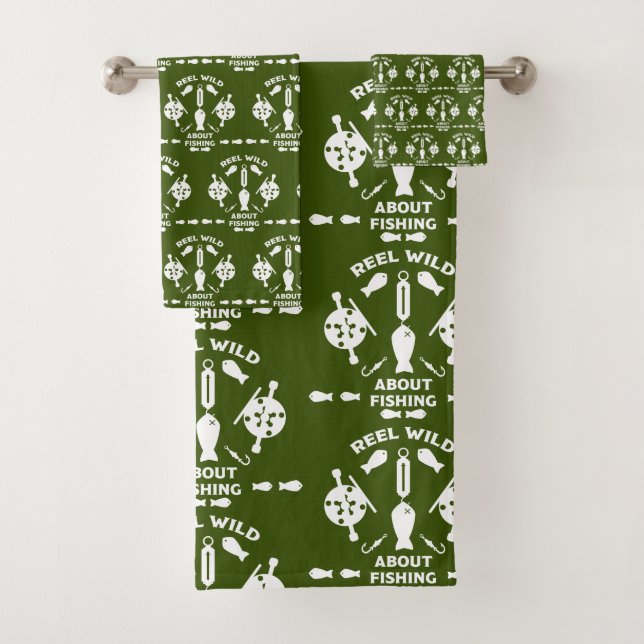 Conjunto De Toalhas Pesca do salmão no Canadá (Insitu)