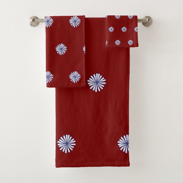 Conjunto De Toalhas Pétalas Brancas Decoração de Casa Presente Canela  (Insitu)