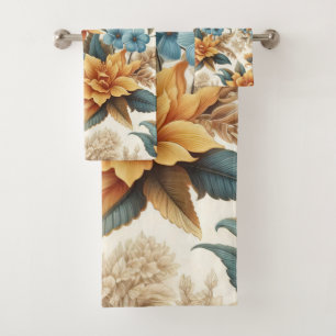 Conjunto De Toalhas Pétalas e Poesia Um Caso Floral