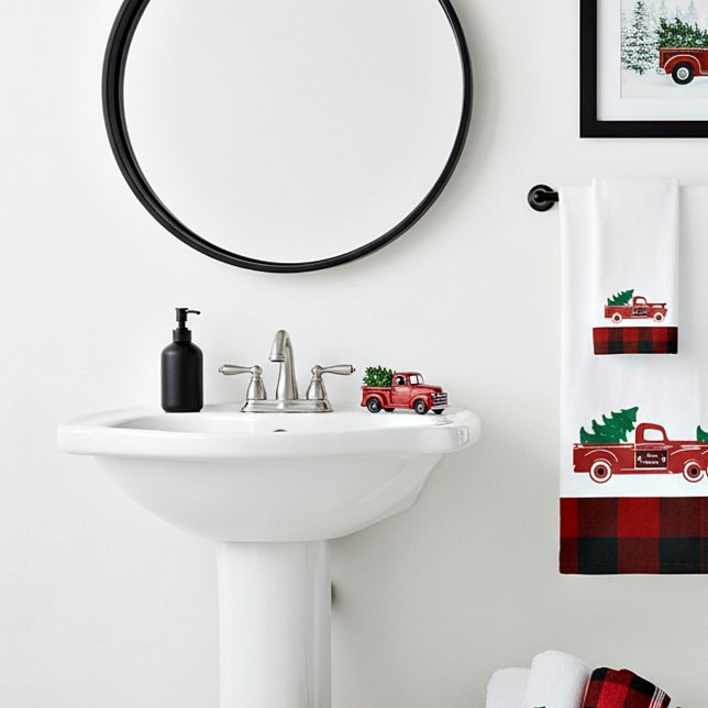 Conjunto De Toalhas Pickup e árvore de Natal feliz (Criador carregado)