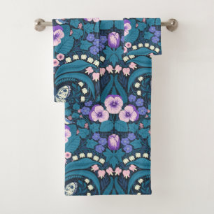Conjunto De Toalhas Picos, aves e borboletas