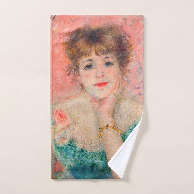 Conjunto De Toalhas Pierre-Auguste Renoir - Atriz Jeanne Samary (Toalha de mão)