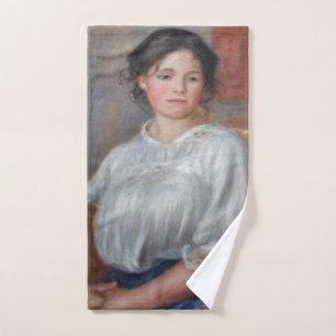 Conjunto De Toalhas Pierre-Auguste Renoir - Jovem Mulher Sentada