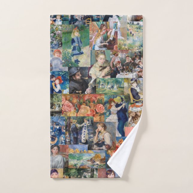 Conjunto De Toalhas Pierre-Auguste Renoir - Obras-primas (Toalha de mão)