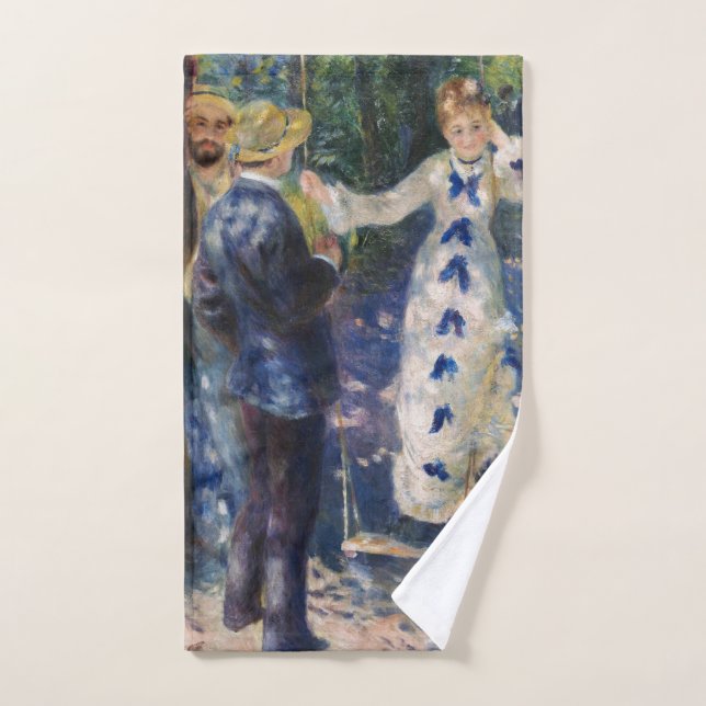 Conjunto De Toalhas Pierre-Auguste Renoir - The Swing (Toalha de mão)