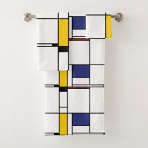 Conjunto De Toalhas Piet Mondrian, Tableau 1