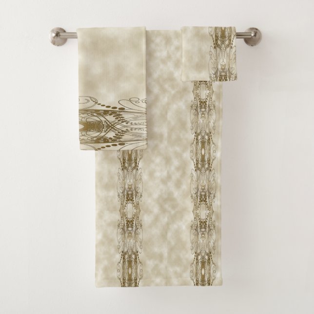 Conjunto De Toalhas Pilares de Ouros (Insitu)