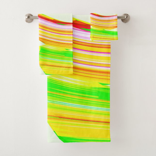 Conjunto De Toalhas Pincel arco-íris (Insitu)