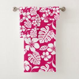 CONJUNTO DE TOALHAS PINK BIKINI (STRAWBERRY RED) SET DE TORRE DO BANHO