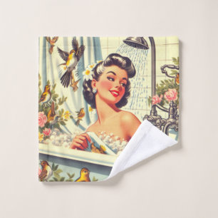 Conjunto De Toalhas Pino do Chá Vintage para Cima