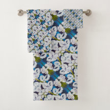 Pinstripes Orchid Patterels Towels